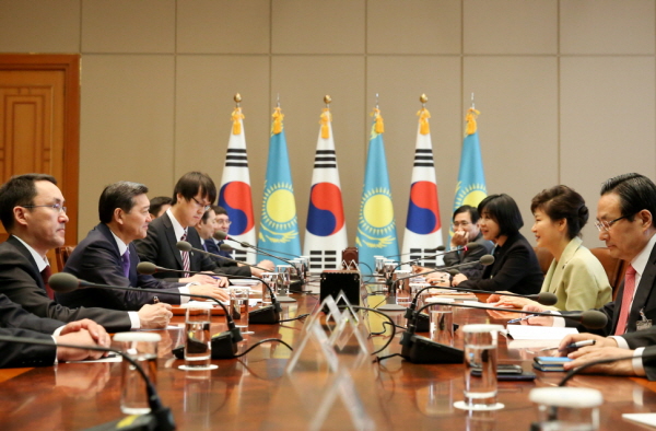Meeting with Kazakh Prime Minister Serik Akhmetov