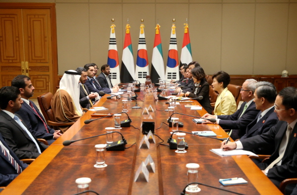 Meeting with UAE Crown Prince Mohamed 