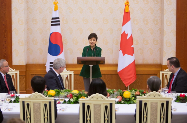 Official Dinner for Canadian Prime Minister Stephen Harper 