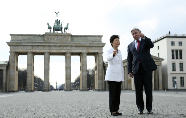 Visit to the Brandenburg Gate in Berlin