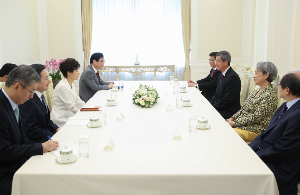 Meeting with Members of Board of Directors of Temasek Holdings from Singapore