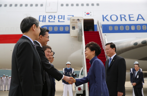 Departure from Seoul Airport