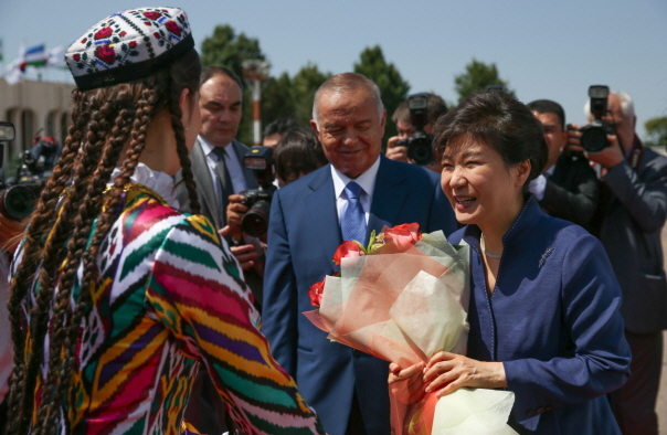 Arrival at Tashkent International Airport