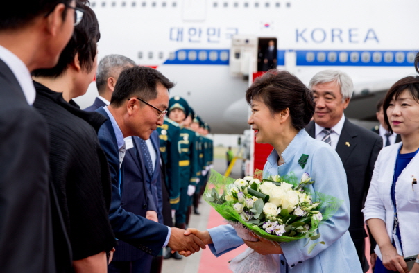 Arrival at Astana International Airport 