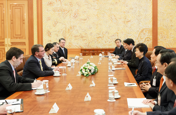 Meeting with U.S. Secretary of Defense Ashton Carter