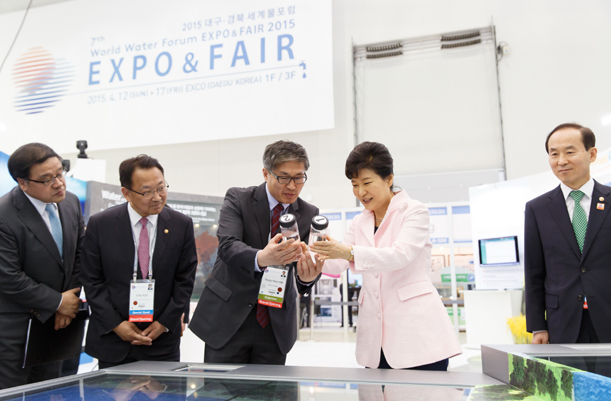 Visiting the 7th World Water Forum Expo and Fair