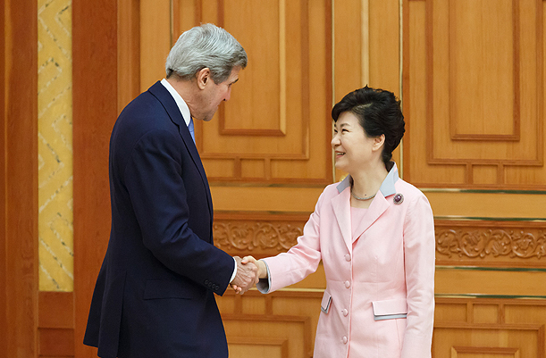 Meeting with U.S. Secretary of State John Kerry