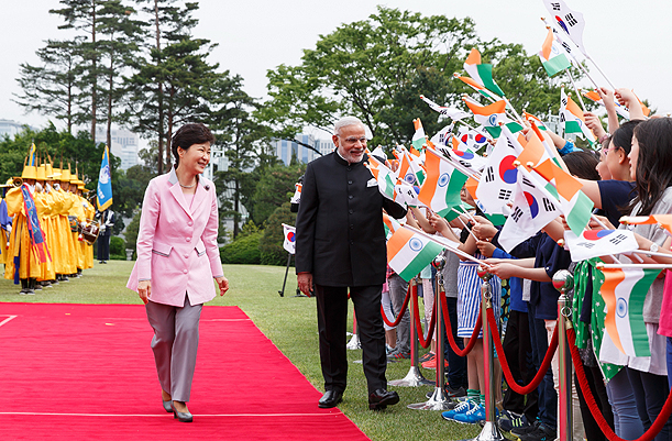 Welcoming Ceremony for State Visit by Indian Prime Minister Narendra Modi