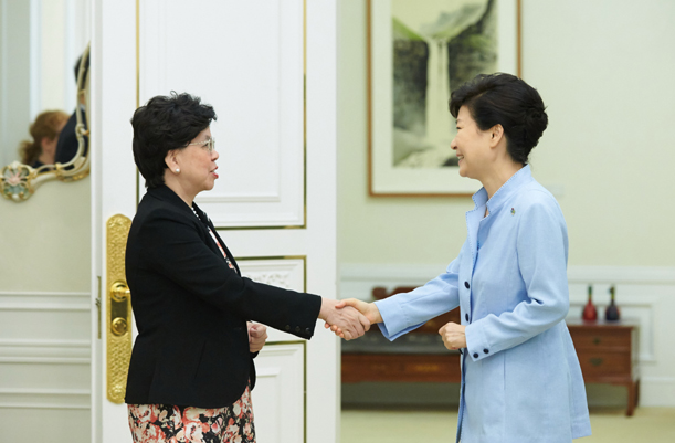 Meeting with WHO Director-General Margaret Chan