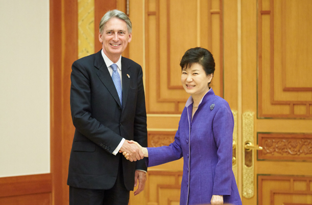 Meeting with British Secretary of State for Foreign and Commonwealth Affairs Philip Hammond