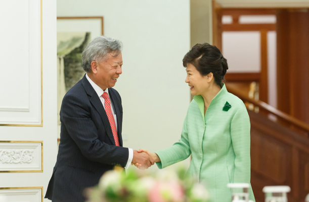 Meeting with President-designate of the Asian Infrastructure Investment Bank Jin Liqun