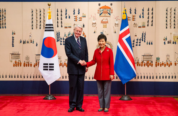 Working Visit by President Grímsson of Iceland
