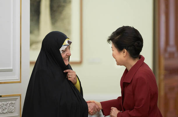 Meeting with Iranian Vice President and Head of Department of Environment Masoumeh Ebtekar