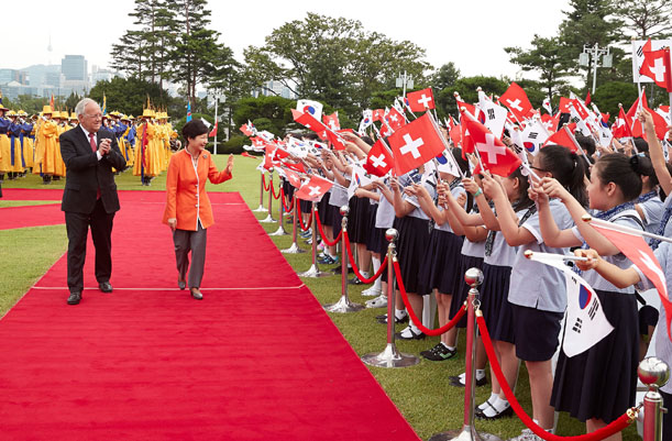Official Welcoming Ceremony for Visiting Swiss President
