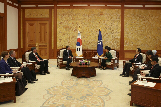 Meeting with NATO Secretary-General Anders Fogh Rasmussen