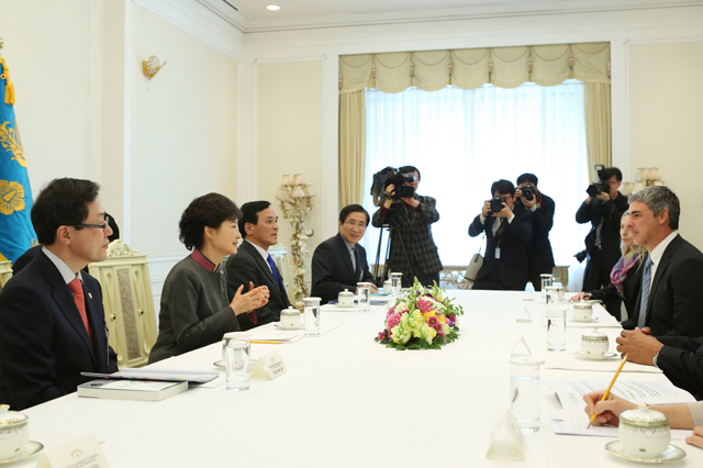 Meeting with Google CEO Larry Page 